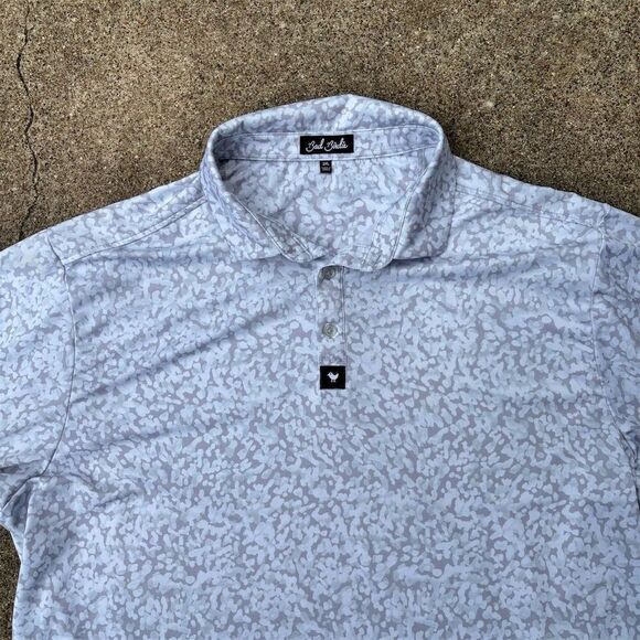 Bad Birdie Men's 2XL Salt Shaker Polo Shirt Multicolor Golf Casual - Picture 6 of 6